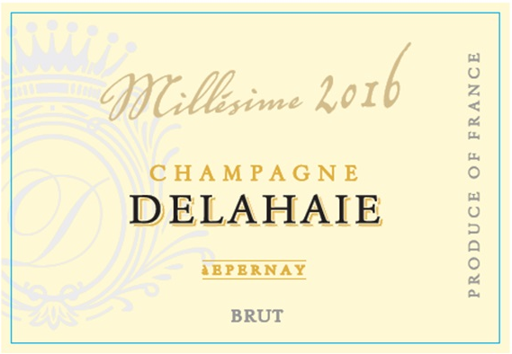 DELAHAIE CHAMPAGNE GRAND CRU BLANC 2016