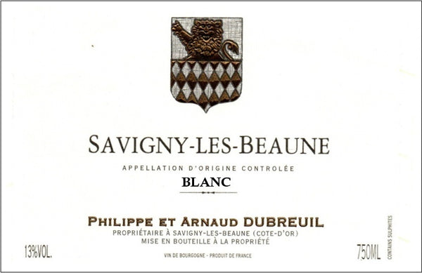 2022 PHILIPPE ARNAUD DUBREIUL SAVIGNY LES BEAUNE BLANC