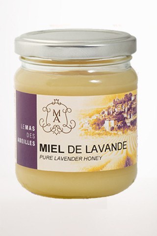 Miel de Lavande 250gr 100% naturel de Bellegarde - un MAS en PROVENCE